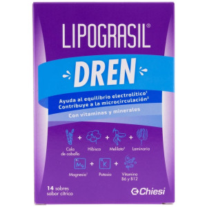 Lipograsil Drenante Sabor Cítrico, 14 Sobres