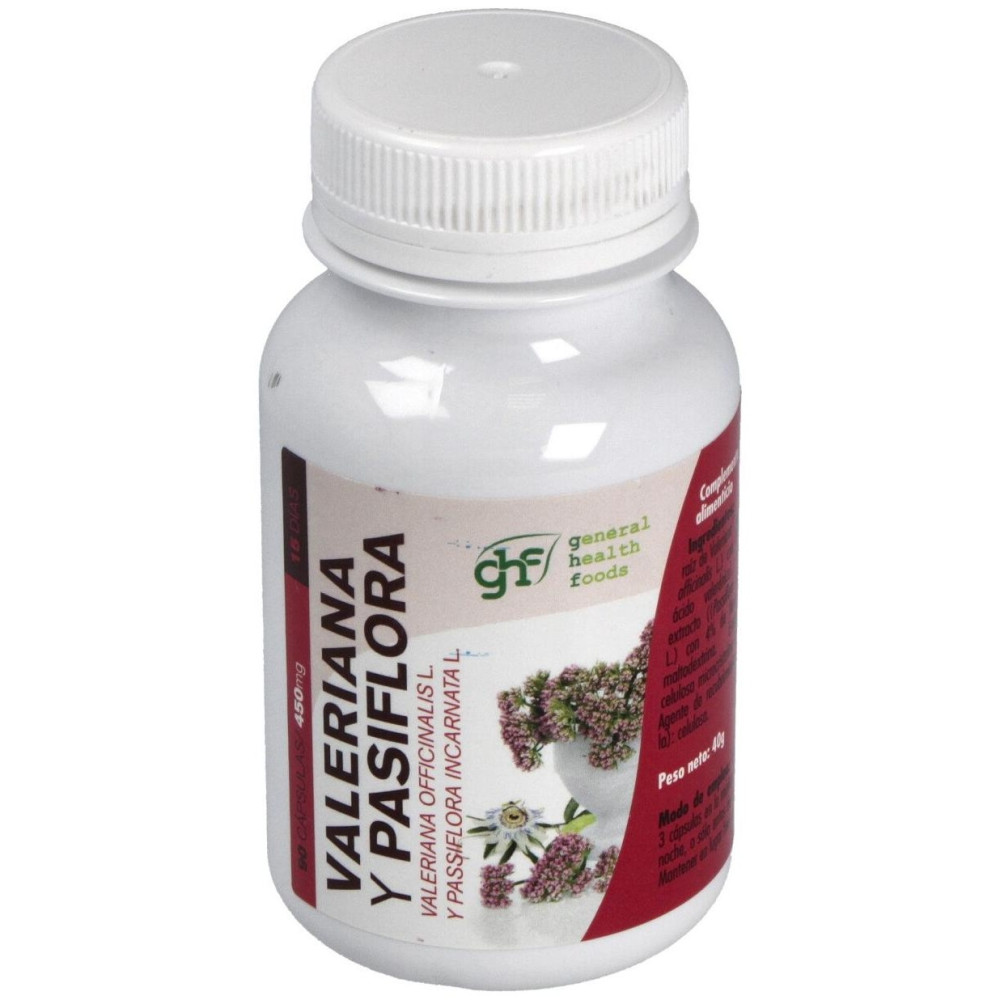 Ghf Valeriana Y Passiflora 450Mg 60Cáps