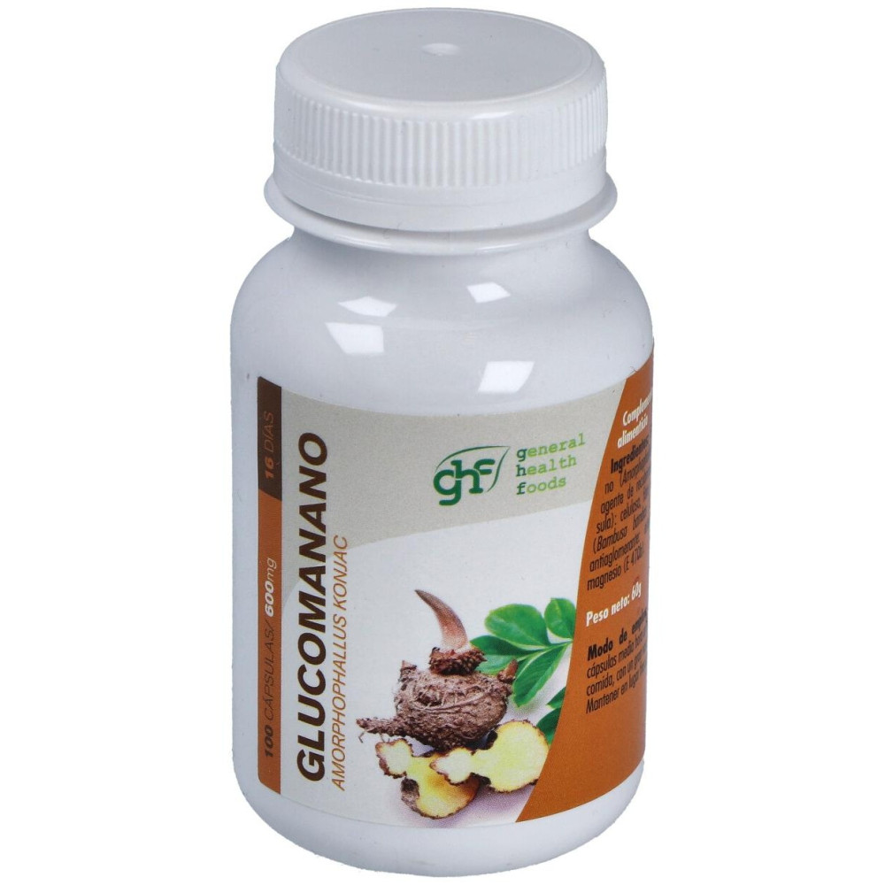 Glucomanano 600Mg. 100Cap.