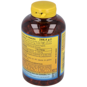 Aceite De Onagra 500Mg. (10% Gla) 400Perlas
