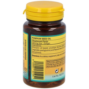 Aceite De Semillas De Calabaza 500Mg. 50Perlas