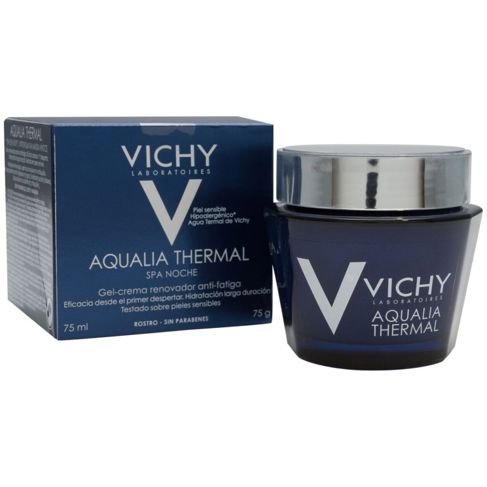 Vichy Aqualia Thermal Spa Noche Gel-Crema Renovador Anti-Fatiga, 75 Ml