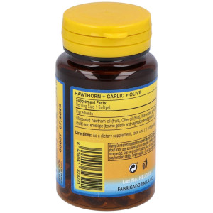 Nature Essential Espino Blanco+Ajo+Olivo 500Mg 50 Perlas