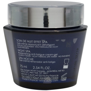 Vichy Aqualia Thermal Spa Noche Gel-Crema Renovador Anti-Fatiga, 75 Ml