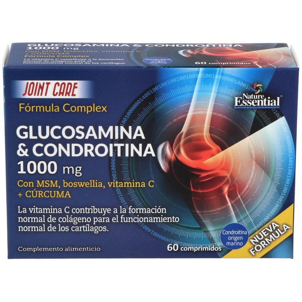 Nature Essential Glucosamine Chondroïtine Msm 60 Gélules