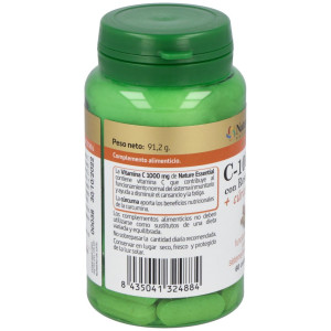 Nature Essential Plus Vitamina C 1000Mg Rose Hips+Curcuma 60Comp