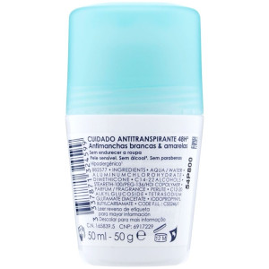 Vichy Desodorante Antitranspirante Antimanchas Blancas Roll-On 50Ml