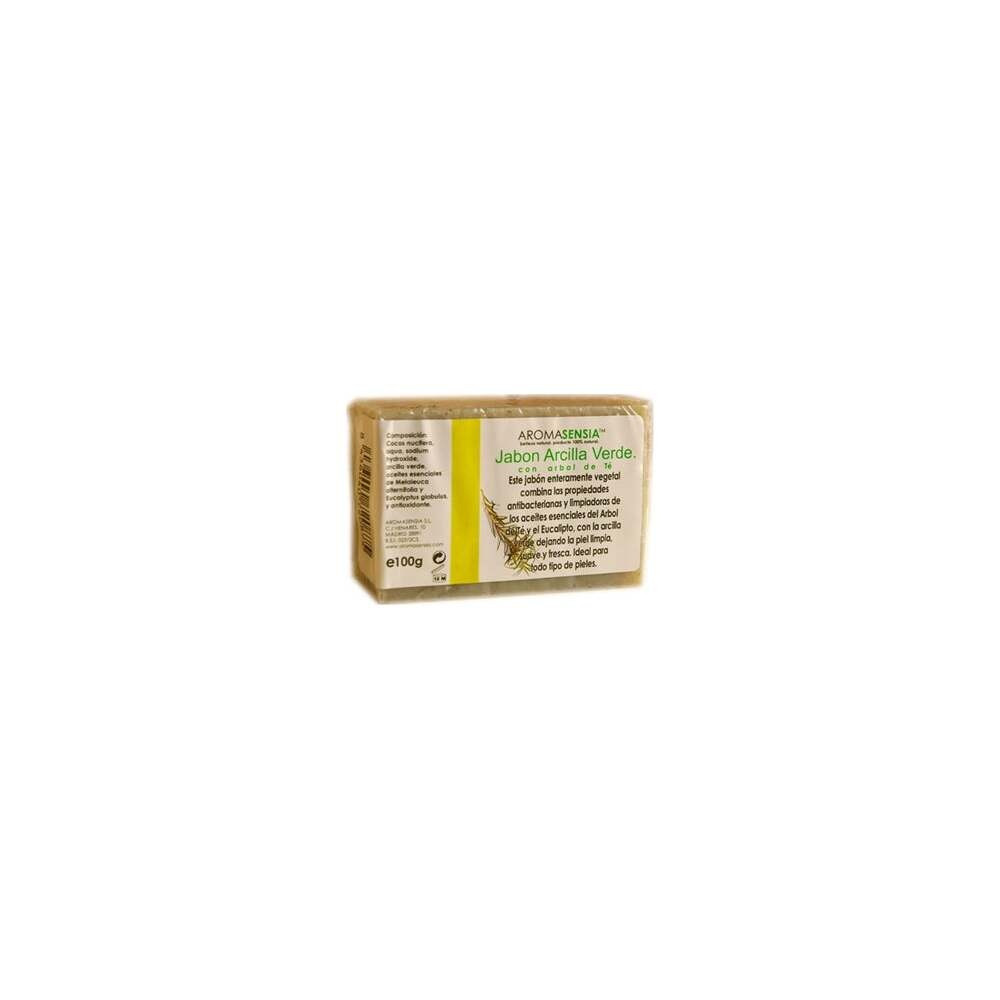 Aromasensia Jabón Arcilla Verde Con Árbol De Té 100 Gr