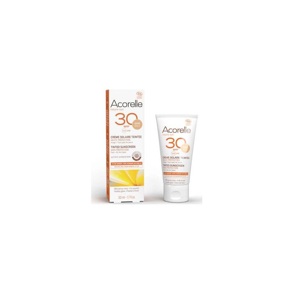 Acorelle Crema Facial Color Gold Spf30 50Ml