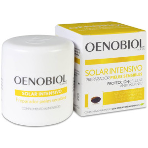 Oenobiol Solaire Intensif Nutriprotección Pieles Claras, 30 Cápsulas