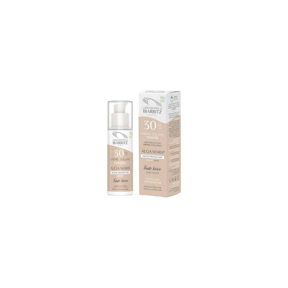 Algamaris Crème Solaire Teinte Ivoire Spf30 50Ml