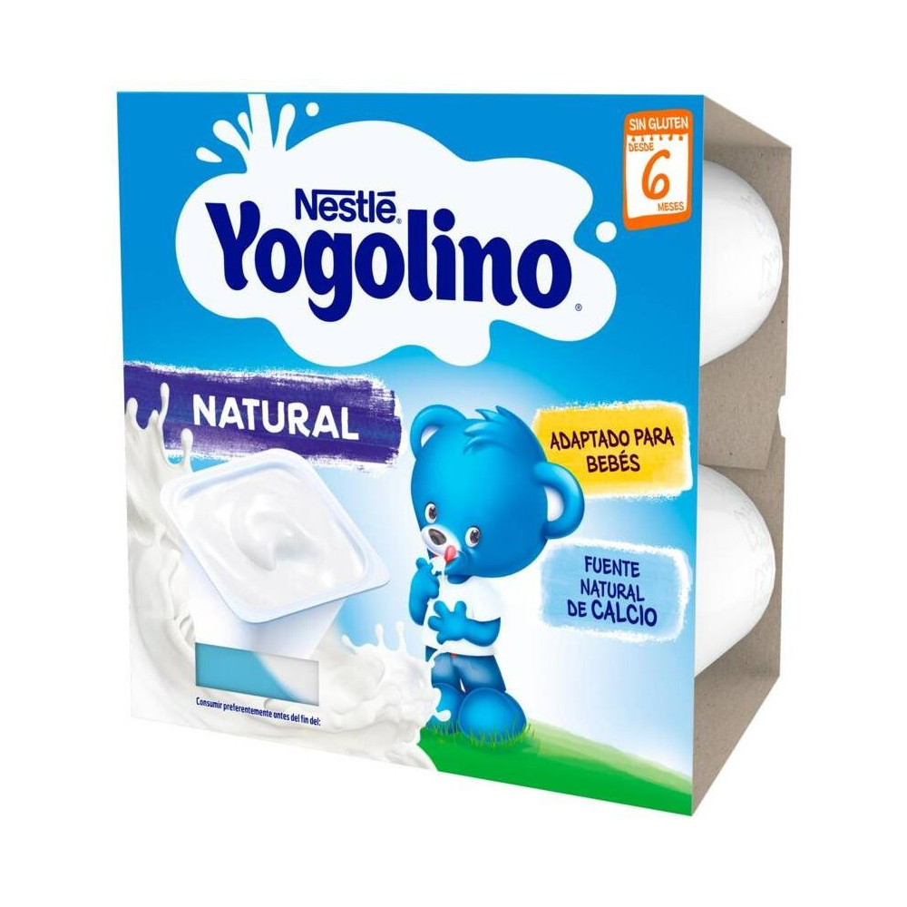 Nestle Iogolino Natural Tarrina 4X100Ml