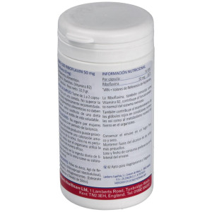 Vitamina B-2 50 Mg.(Riboflavina) 100 Cap.