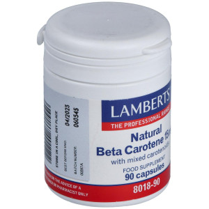 Lamberts Beta Caroteno Natural 15Mg 90Caps.