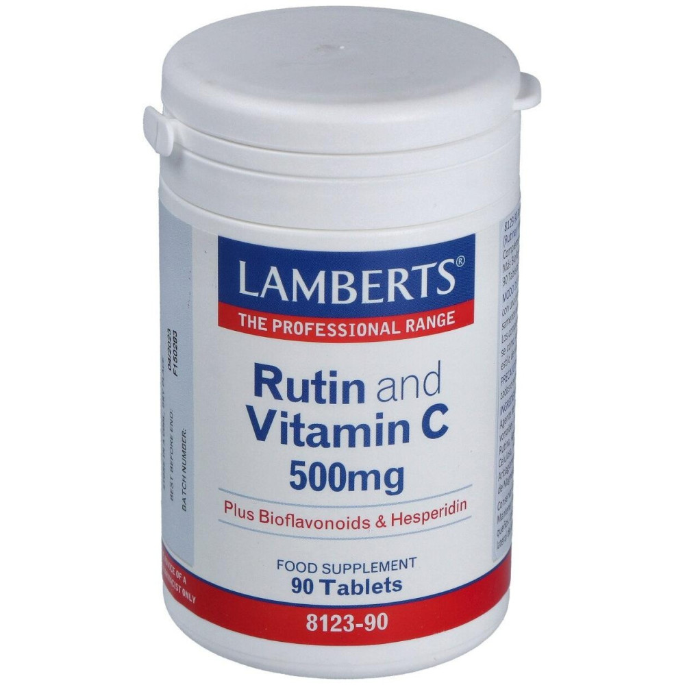 Lamberts Rutina Y Vitamina C 500Mg + Bioflavonoides 90 Comprimid