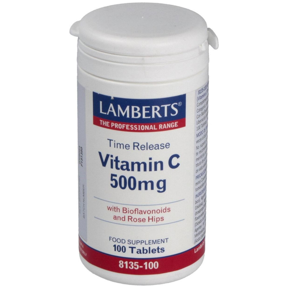 Vitamina C 500Mg Time De Lib. Sostenida 100 Comp.