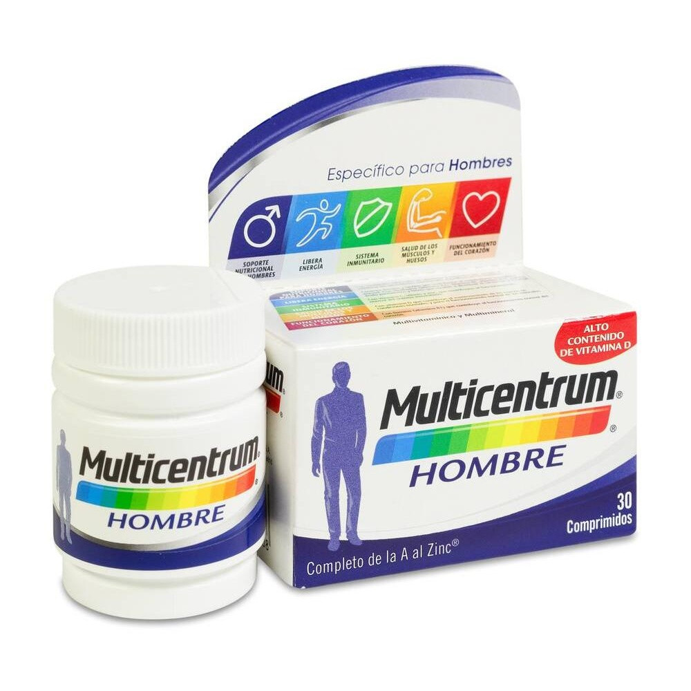 Multicentrum Hombre 30 Comprimidos.