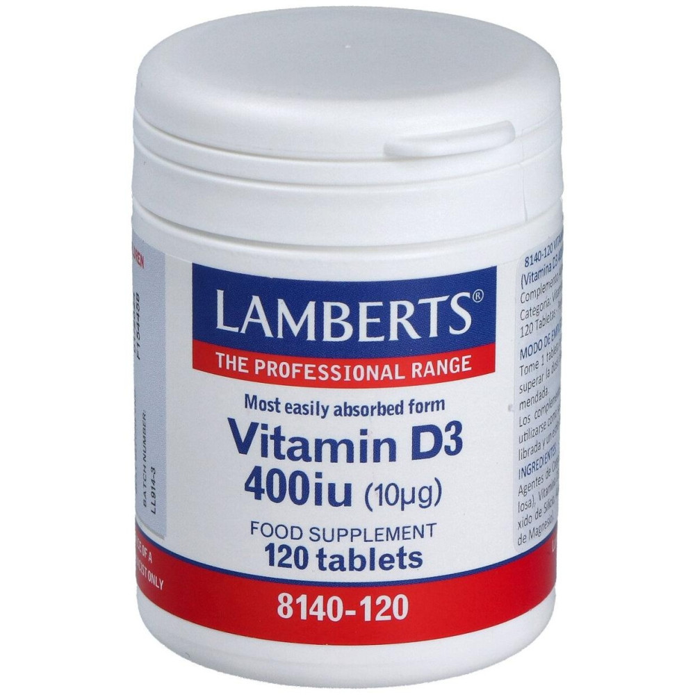 Lamberts Vit D3 400 Iu 120 Comp