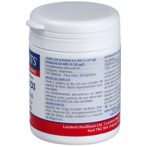 Lamberts Vit D3 400 Iu 120 Comp
