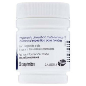 Multicentrum Hombre 30 Comprimidos.