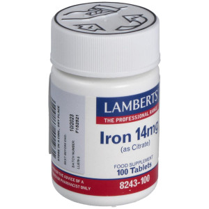 Lamberts Iron 14Mg 100 Tabletas