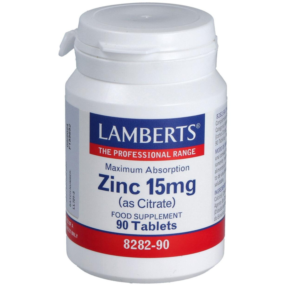 Zinc (Como Citrato) 15 Mg. 90Comp.