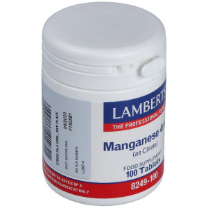 Manganeso Citrato 4Mg. 100 Cap.