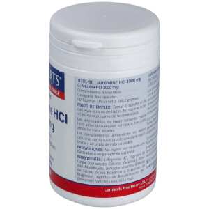 Lamberts L-Arginina Hci 1000Mg 90 Comprimidos