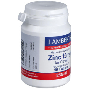 Zinc (Como Citrato) 15 Mg. 90Comp.