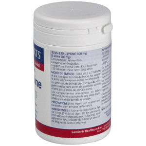 L-Lisina Hcl 1000Mg. 120Comp.