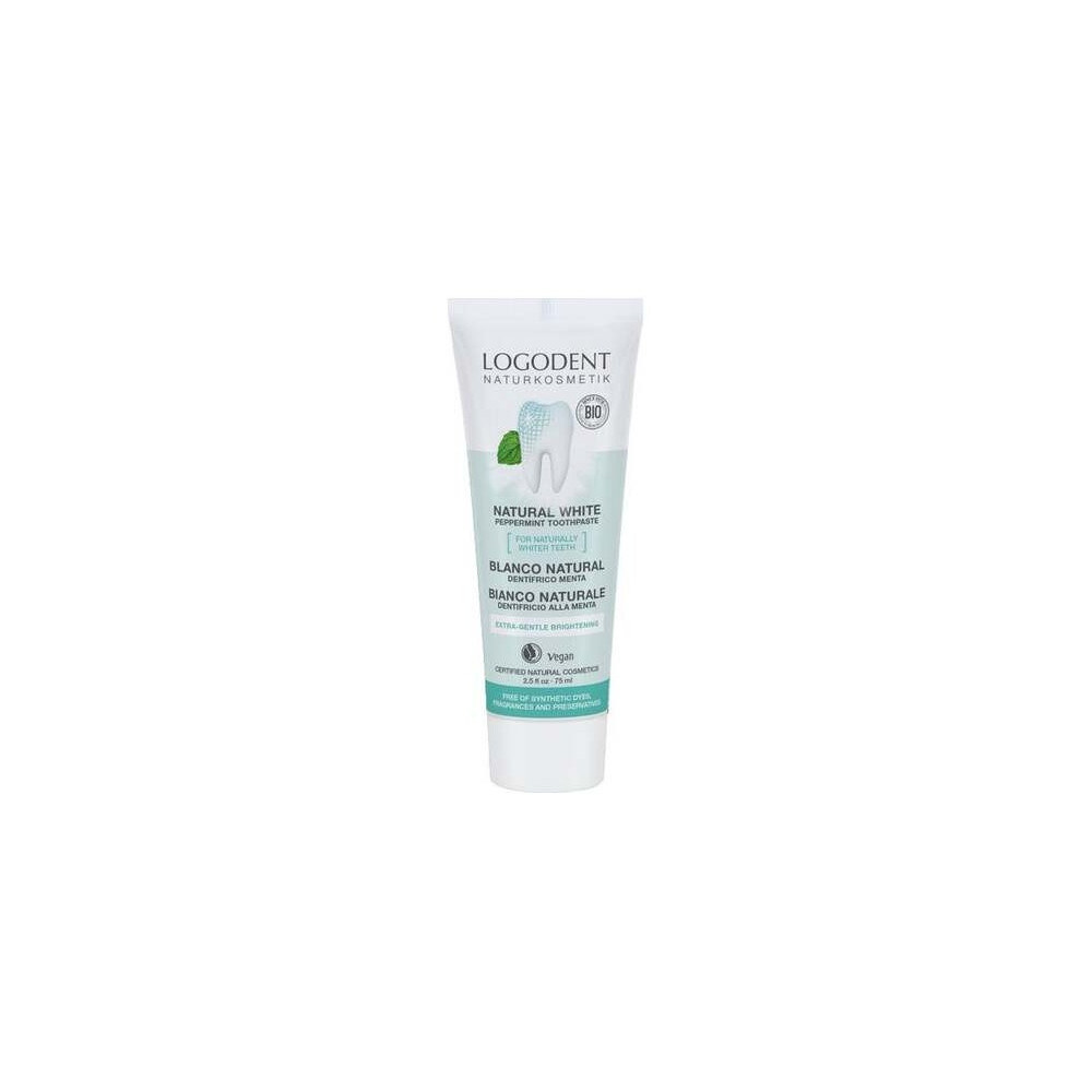 Logona Dentifrico Blanquea Menta Bio 75Ml