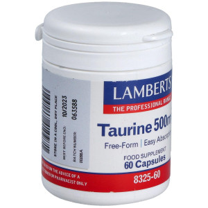 Taurina 500 Mg. 60 Cap.