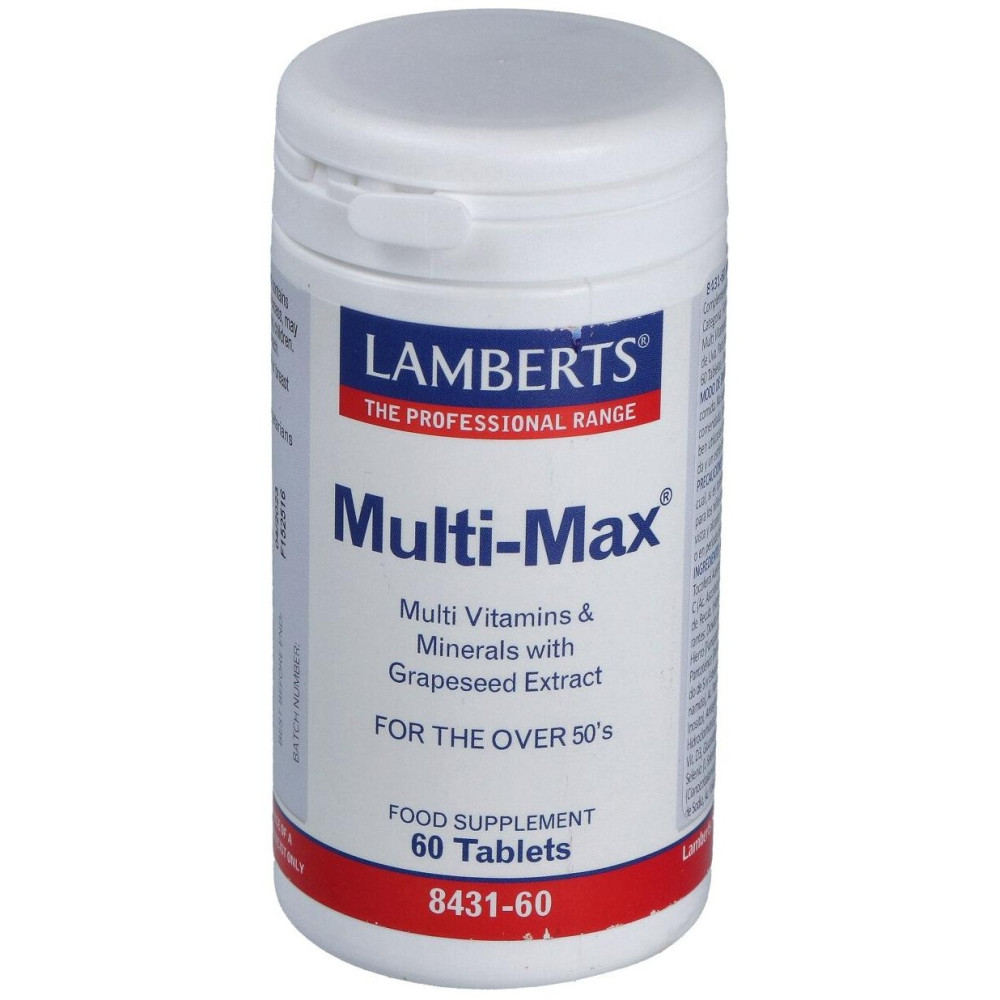 Multi-Max (Vit+Min+Amin) (1Al Dia) 60Comp.