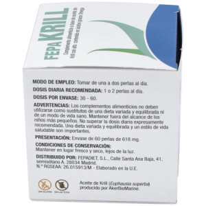 Fepa-Krill 500Mg. 60Perlas