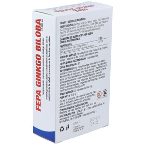 Fepa-Ginkgo Biloba 50:1 12.500Mg. 30Cap.
