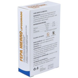 Fepadiet Hierro Liposomado 30Mg 60Caps