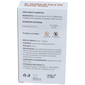 Fepadiet Acido Alfa-Lipoico R Ala 60Caps
