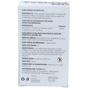 Fepa-Peptasa 130.000Ui 60Cap.