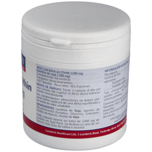 Lecitina De Soja 1200 Mg. 120 Cap.