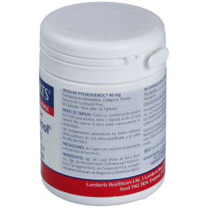 Pycnogenol 40 Mg.(Extracto De Pino Bark) 60 Cap.