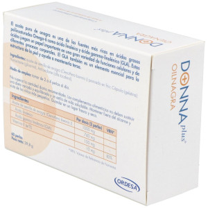 Donnaplus+ Aceite De Onagra Perlas, 60 Perlas