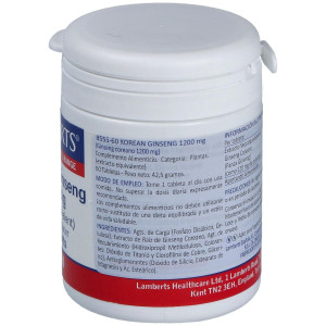 Lamberts Korean Ginseng 1200Mg 60Comp