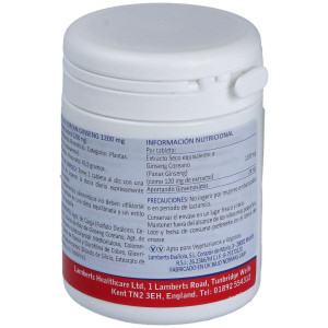 Lamberts Korean Ginseng 1200Mg 60Comp