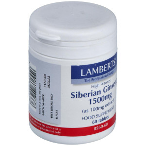 Lamberts Ginseng Siberiano 1500Mg 60 Comp