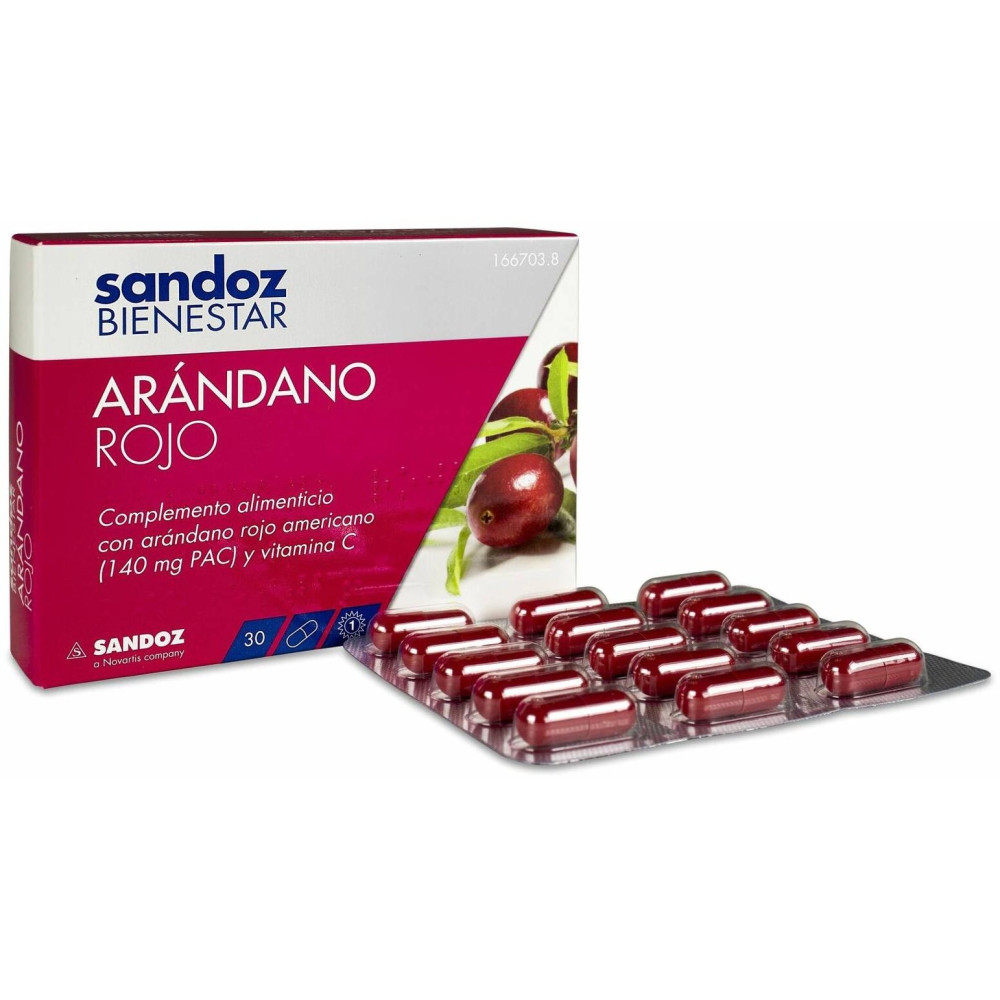 Sandoz Bienestar Arándano Rojo Cranberry 30Cáps