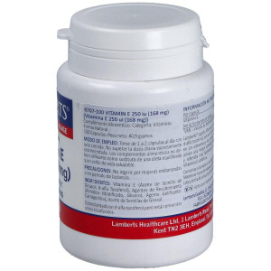 Vitamina E Natural 250 U.I. 100 Cap.