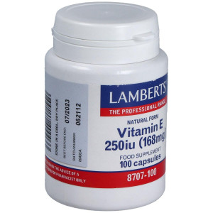 Vitamina E Natural 250 U.I. 100 Cap.