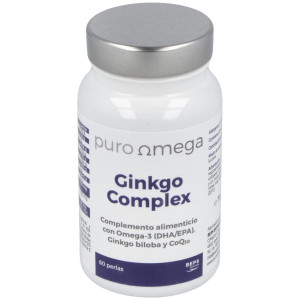 Puro Omega Ginkgo Complex Dha/Epa Q10 60Perlas