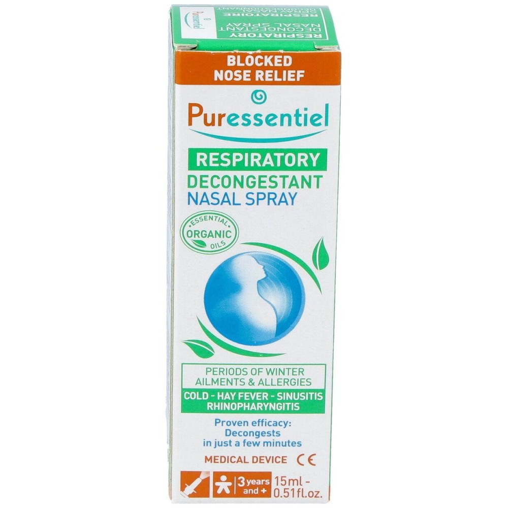 Puressentiel Spray Nasal Descongestionante Con Ae Bio 15Ml