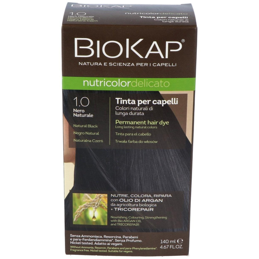 Tinte Natural Black 140Ml Negro 1.0 Delicato